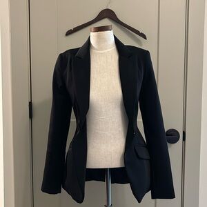 Meshki black tailored blazer